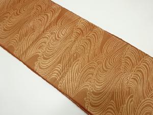 アンティーク　流水模様織り出し袋帯（材料）